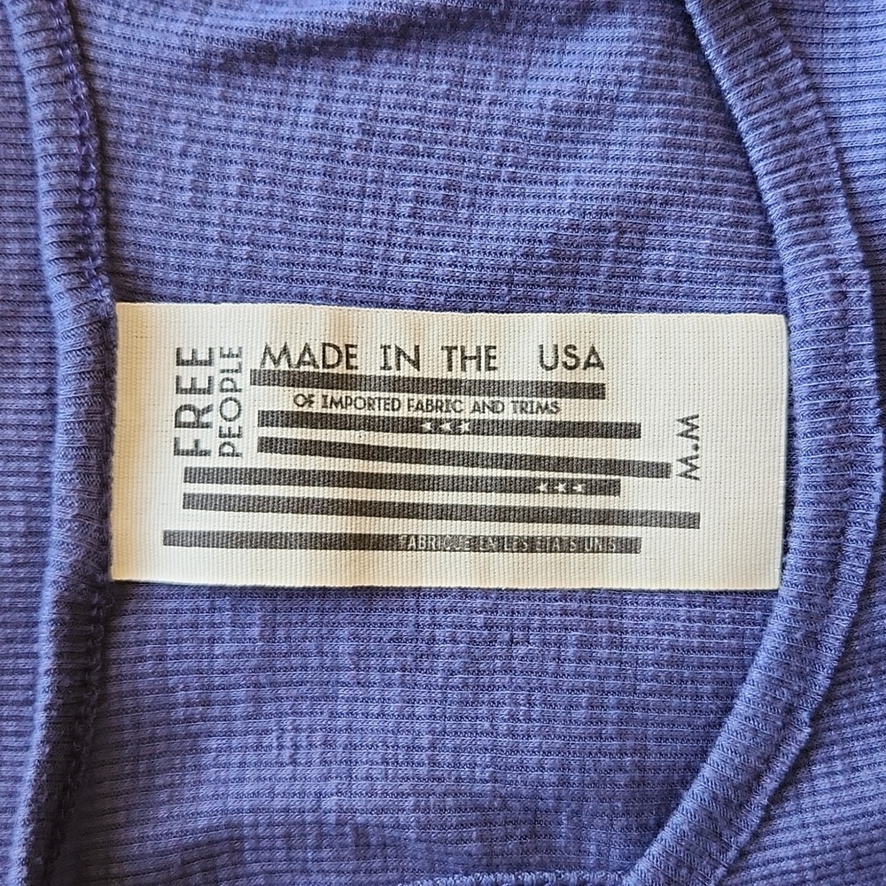 FREE PEOPLE Long Beach Tank Top Size M - Picture 5 of 9